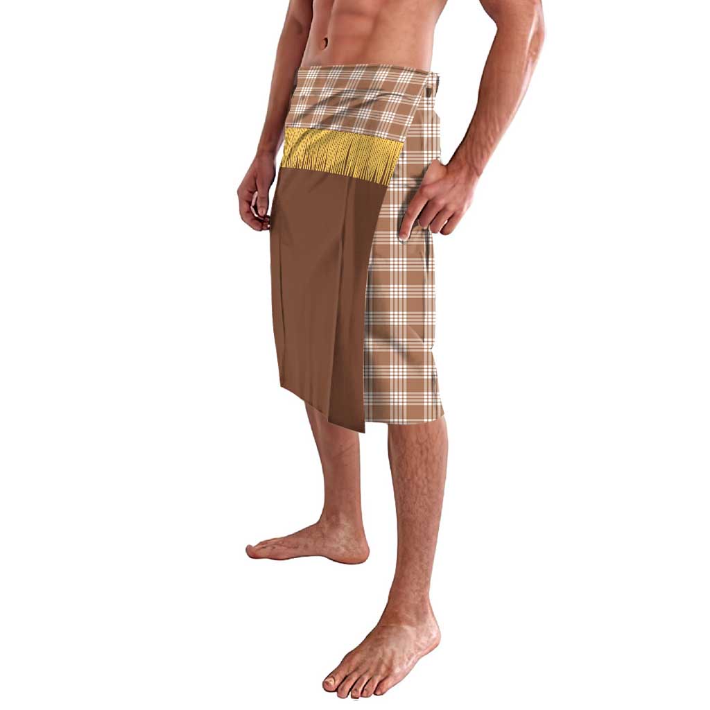 Aloha Hawaii Cowboy Custome Lavalava Puakenikeni Lei Palaka Tassel Style - Polynesian Pride