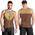 Aloha Hawaii Cowboy Custome Men Tank Top Puakenikeni Lei Palaka Tassel Style - Polynesian Pride