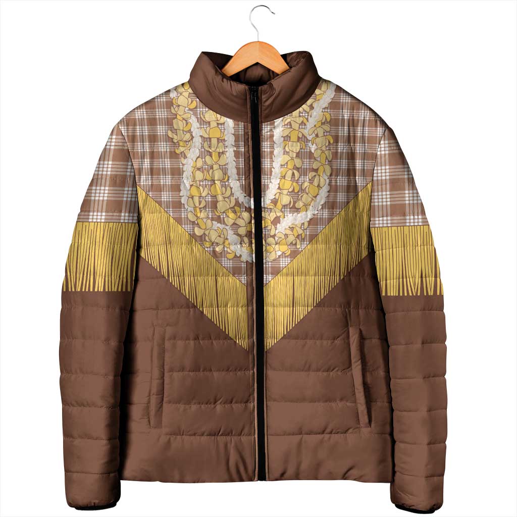 Aloha Hawaii Cowboy Custome Padded Jacket Puakenikeni Lei Palaka Tassel Style - Polynesian Pride