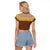Aloha Hawaii Cowboy Custome Raglan Cropped T Shirt Puakenikeni Lei Palaka Tassel Style - Polynesian Pride
