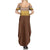 Aloha Hawaii Cowboy Custome Summer Maxi Dress Puakenikeni Lei Palaka Tassel Style - Polynesian Pride