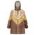 Aloha Hawaii Cowboy Custome Wearable Blanket Hoodie Puakenikeni Lei Palaka Tassel Style - Polynesian Pride