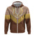 Aloha Hawaii Cowboy Custome Zip Hoodie Puakenikeni Lei Palaka Tassel Style - Polynesian Pride
