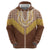 Aloha Hawaii Cowboy Custome Zip Hoodie Puakenikeni Lei Palaka Tassel Style - Polynesian Pride
