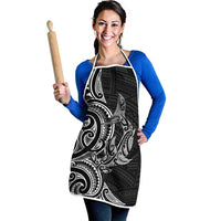 New Zealand Hammerhead Shark Apron Maori Haehae Mangopare Black - Polynesian Pride