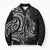 New Zealand Hammerhead Shark Bomber Puffer Jacket Maori Haehae Mangopare Black - Polynesian Pride