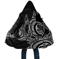 New Zealand Hammerhead Shark Cloak Maori Haehae Mangopare Black - Polynesian Pride