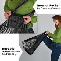 New Zealand Hammerhead Shark Grocery Bag Maori Haehae Mangopare Black - Polynesian Pride