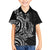 New Zealand Hammerhead Shark Hawaiian Shirt Maori Haehae Mangopare Black - Polynesian Pride