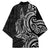 New Zealand Hammerhead Shark Kimono Maori Haehae Mangopare Black - Polynesian Pride