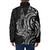 New Zealand Hammerhead Shark Padded Jacket Maori Haehae Mangopare Black - Polynesian Pride