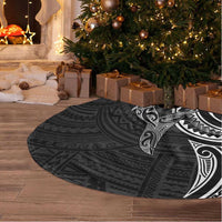 New Zealand Hammerhead Shark Tree Skirt Maori Haehae Mangopare Black - Polynesian Pride