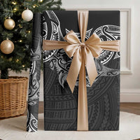 New Zealand Hammerhead Shark Wrapping Paper Maori Haehae Mangopare Black - Polynesian Pride