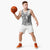 New Zealand Hammerhead Shark Basketball Jersey Maori Haehae Mangopare White - Polynesian Pride