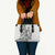New Zealand Hammerhead Shark Leather Bag Maori Haehae Mangopare White - Polynesian Pride