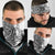 New Zealand Hammerhead Shark Neck Gaiter Maori Haehae Mangopare White - Polynesian Pride