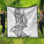 New Zealand Hammerhead Shark Quilt Maori Haehae Mangopare White - Polynesian Pride