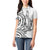 New Zealand Hammerhead Shark Women Polo Shirt Maori Haehae Mangopare White - Polynesian Pride