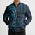 New Zealand Hammerhead Shark Bomber Puffer Jacket Maori Haehae Mangopare Galaxy - Polynesian Pride