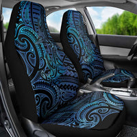 New Zealand Hammerhead Shark Car Seat Cover Maori Haehae Mangopare Galaxy - Polynesian Pride