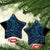 New Zealand Hammerhead Shark Ceramic Ornament Maori Haehae Mangopare Galaxy - Polynesian Pride