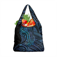 New Zealand Hammerhead Shark Grocery Bag Maori Haehae Mangopare Galaxy - Polynesian Pride