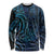 New Zealand Hammerhead Shark Long Sleeve Shirt Maori Haehae Mangopare Galaxy - Polynesian Pride