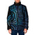 New Zealand Hammerhead Shark Padded Jacket Maori Haehae Mangopare Galaxy - Polynesian Pride