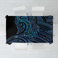 New Zealand Hammerhead Shark Tablecloth Maori Haehae Mangopare Galaxy - Polynesian Pride
