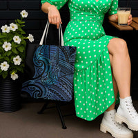 New Zealand Hammerhead Shark Tote Bag Maori Haehae Mangopare Galaxy - Polynesian Pride