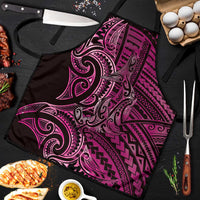 New Zealand Hammerhead Shark Apron Maori Haehae Mangopare Pink - Polynesian Pride