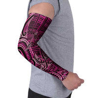 New Zealand Hammerhead Shark Arm Sleeves Maori Haehae Mangopare Pink - Polynesian Pride