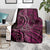 New Zealand Hammerhead Shark Blanket Maori Haehae Mangopare Pink - Polynesian Pride