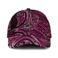 New Zealand Hammerhead Shark Classic Cap Maori Haehae Mangopare Pink - Polynesian Pride