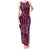 New Zealand Hammerhead Shark Tank Maxi Dress Maori Haehae Mangopare Pink - Polynesian Pride