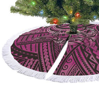 New Zealand Hammerhead Shark Tree Skirt Maori Haehae Mangopare Pink - Polynesian Pride