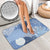Blue Palaka Japanese Patterns Bathroom Set Asanoha Seigaiha Sakura Motif - Polynesian Pride