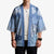 Blue Palaka Japanese Patterns Kimono Asanoha Seigaiha Sakura Motif - Polynesian Pride