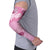 Pink Palaka Japanese Patterns Arm Sleeves Asanoha Seigaiha Sakura Motif - Polynesian Pride