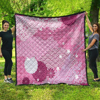 Pink Palaka Japanese Patterns Quilt Asanoha Seigaiha Sakura Motif LT14 - Polynesian Pride