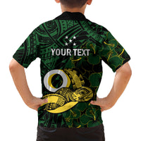 Personalised Solomon Islands Western Province Day Family Matching Long Sleeve Bodycon Dress and Hawaiian Shirt Sea Turtle Mix Polynesian Hibiscus Pattern LT14 - Polynesian Pride