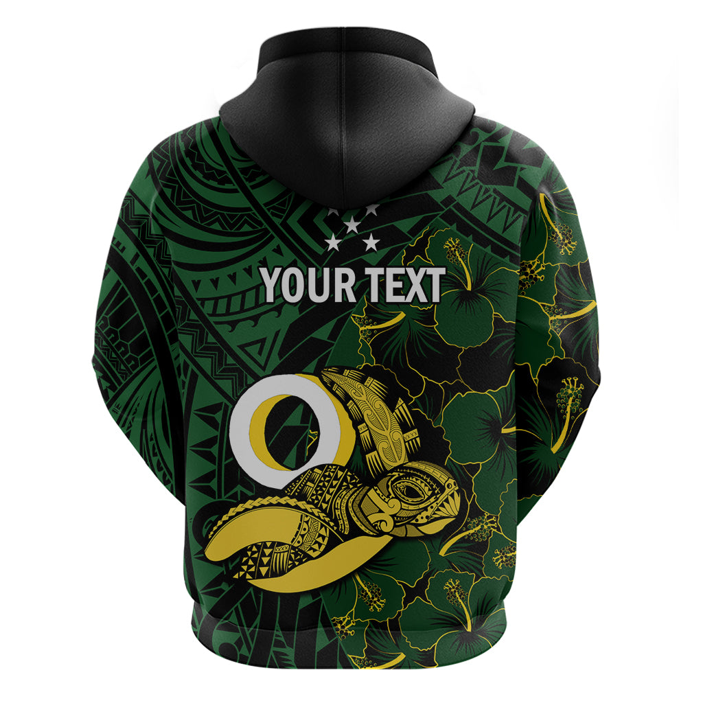 Personalised Solomon Islands Western Province Day Hoodie Sea Turtle Mix Polynesian Hibiscus Pattern LT14 - Polynesian Pride