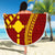 Personalised Fiji Rotuma Beach Blanket Fijian Tapa Pattern LT14 - Polynesian Pride