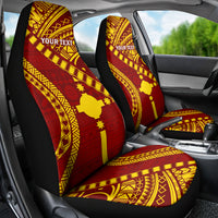 Personalised Fiji Rotuma Car Seat Cover Fijian Tapa Pattern LT14 - Polynesian Pride