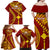Personalised Fiji Rotuma Family Matching Off Shoulder Maxi Dress and Hawaiian Shirt Fijian Tapa Pattern LT14 - Polynesian Pride