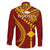 Personalised Fiji Rotuma Family Matching Off Shoulder Maxi Dress and Hawaiian Shirt Fijian Tapa Pattern LT14 - Polynesian Pride