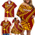 Personalised Fiji Rotuma Family Matching Off Shoulder Short Dress and Hawaiian Shirt Fijian Tapa Pattern LT14 - Polynesian Pride