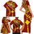 Personalised Fiji Rotuma Family Matching Short Sleeve Bodycon Dress and Hawaiian Shirt Fijian Tapa Pattern LT14 - Polynesian Pride