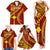 Personalised Fiji Rotuma Family Matching Tank Maxi Dress and Hawaiian Shirt Fijian Tapa Pattern LT14 - Polynesian Pride