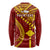Personalised Fiji Rotuma Long Sleeve Shirt Fijian Tapa Pattern LT14 - Polynesian Pride